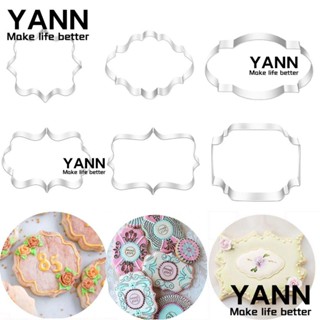 YANN1 แม่พิมพ์ตัดคุกกี้ กรอบ 4/8 ชิ้น DIY