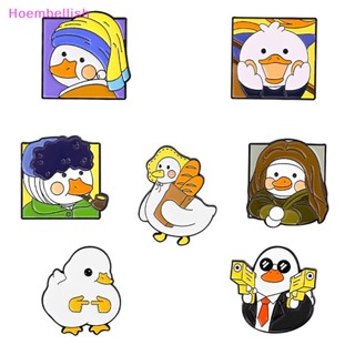 Hoe&gt; เข็มกลัด รูปการ์ตูนเป็ด ไก่น่ารัก เครื่องประดับ สําหรับตกแต่งกระเป๋า