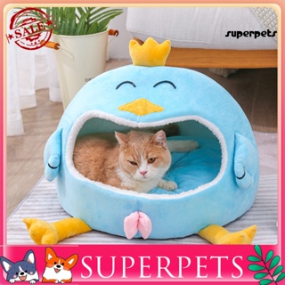 Superpets ถุงนอน กันลื่น ให้ความอบอุ่น ลายการ์ตูนไก่ สําหรับสัตว์เลี้ยง สุนัข แมว