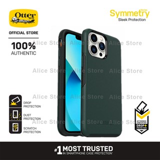 Otterbox Symmetry Series เคสโทรศัพท์มือถือ กันตก สีเขียวทหาร สําหรับ iPhone 14 Pro Max 14 Pro 14 14 Mini