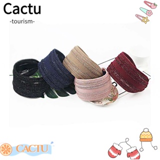 Cactu ที่คาดผมผู้หญิง ที่คาดผม หรูหรา หวานแหวว ล้างหน้า กว้าง ด้านข้าง กันลื่น ลูกไม้ ที่คาดผม