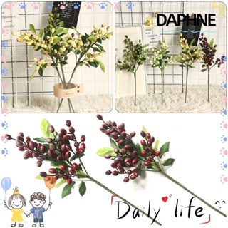 Daphne กิ่งมะกอกประดิษฐ์ DIY พืชผนัง ดอกไม้ จัดตกแต่งบ้าน พืชเทียม