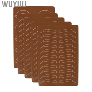 Wuyuu Tattoo Practice Sheets Individual Packing Double Side Use 1.5mm Thick Silicone Eyebrow Lip Skin for Body Tattooing