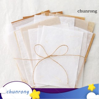 Chunrong กระดาษวาชิ สีพื้น สไตล์วินเทจ สําหรับตกแต่งสมุดโน้ต 30 ชิ้น