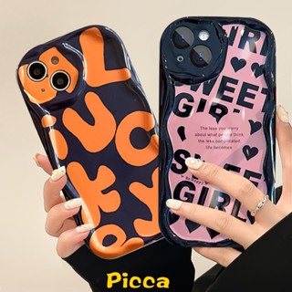 เคสโทรศัพท์มือถือ ขอบโค้ง ลายตัวอักษร 3D แฟชั่น สําหรับ Realme C55 C21Y C11 C53 C35 C30 5 5i 6i 5s 7i 9i C15 C25 C20A C12 C25s C20 C1 C3 C17 C31 C33 C2 C21 C25Y