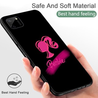 M155 เคสโทรศัพท์มือถือแบบนิ่ม กันกระแทก ลายบาร์บี้ สําหรับ OPPO Realme C11 C20 C3 C2