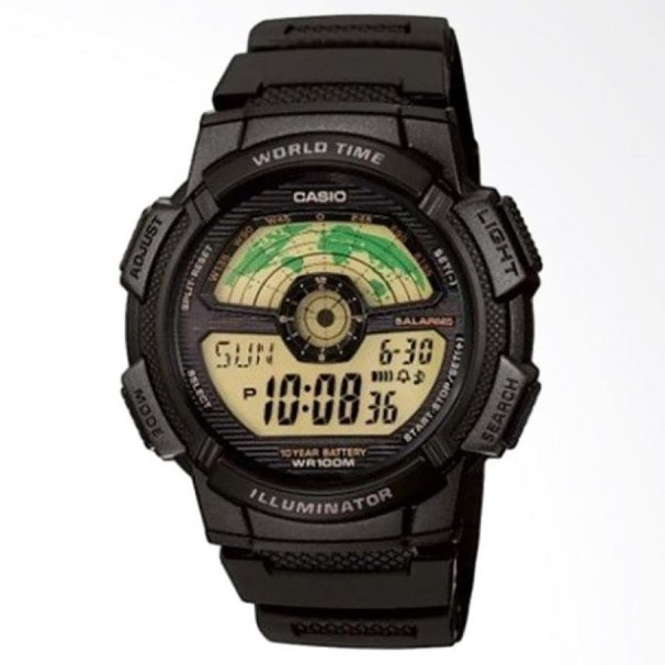 ของแท้ 100% !! Casio AE-1100W-1BVDF นาฬิกาข้อมือดิจิทัล สําหรับผู้ชาย AE1100W AE-100W-1B รับประกัน 1 ปี