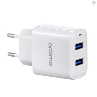 [DZ] อุปกรณ์ชาร์จไฟ LED ติดผนัง OCW-E63D 5V2.4A Dual USB