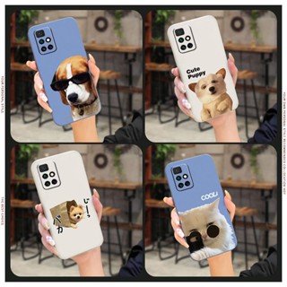 Skin feel silicone Lens package Phone Case For Xiaomi Redmi10/Note11 4G China/10Prime cute soft shell Solid color