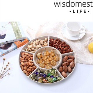 Wisdomest ถาดผลไม้แห้ง ทนทาน ดีไซน์เรียบง่าย สําหรับบ้าน ออฟฟิศ