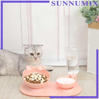 [Sunnimix] ชามใส่อาหาร และน้ํา สําหรับสัตว์เลี้ยง แมว 15 ชิ้น° เครื่องให้อาหารสัตว์เลี้ยง ขนาดเล็ก ขนาดกลาง สําหรับสุนัข แมว