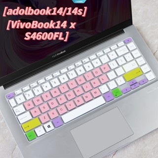 [CAN] เคสแป้นพิมพ์ สําหรับ Asus Vivobook 14 S14 K413E E M413I M433I K413EQ K413 M413 M433 E410M Vivobook Flip 14 TM420