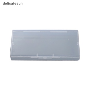 Delicatesun กล่องพลาสติกใส ทรงสี่เหลี่ยมผืนผ้า สําหรับเก็บเครื่องประดับ ต่างหู ลูกปัด