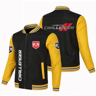 Dodge LOGO baseball uniform Challenger car outdoor driving color matching thin sports windproof jacket