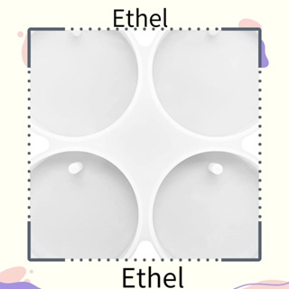 Ethel1 แม่พิมพ์ซิลิโคนเรซิ่น ทรงกลม 4 ช่อง 4 นิ้ว สําหรับทําเทียน diy