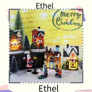 Ethel1 ฉากคริสต์มาสเรซิ่น ขนาดเล็ก ของขวัญ สําหรับตกแต่งบ้าน