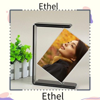 Ethel1 กรอบรูปอะคริลิคใส หมุนได้ สําหรับโชว์โปสการ์ด ของขวัญ