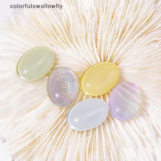 Colorfulfulswallowfly กระจกใส สําหรับโชว์สีทาเล็บ 40 ชิ้น