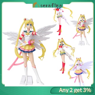 Rf ของเล่นฟิกเกอร์ อนิเมะเซเลอร์มูน Guardian Sailormoon สําหรับตกแต่งเค้ก