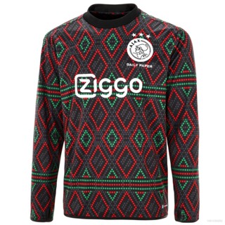 เสื้อกีฬาแขนยาว ลายทีมชาติฟุตบอล AFC Ajax Jersey 22 23 ชุดเหย้า พลัสไซซ์