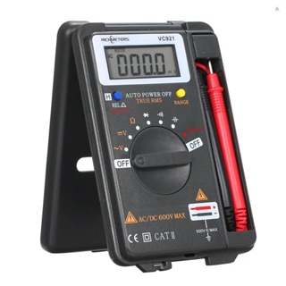 Tmt RICHMETERS มัลติมิเตอร์ดิจิทัล ขนาดเล็ก อเนกประสงค์ นับ 4000 ครั้ง AC DC ทรานซิสเตอร์ ทดสอบแรงดันไฟฟ้า แอมมิเตอร์ เซนเซอร์อุณหภูมิ โพรบทดสอบ VC921