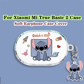 【Ĕĕ】เคสหูฟังนิ่ม แบบใส ลายการ์ตูน สําหรับ Xiaomi Mi True Basic 2 Xiaomi Mi True Basic 2