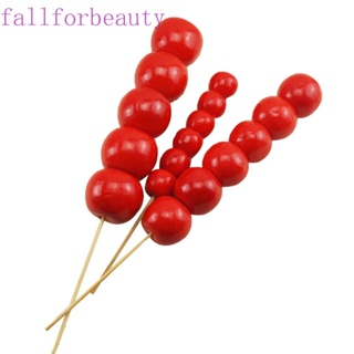 Fallforbeauty โมเดลน้ําเต้าจําลอง สีแดง สําหรับตกแต่งงานแต่งงาน