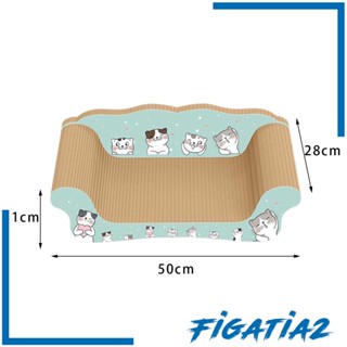 [Figatia2] แผ่นกระดาษลูกฟูก ทนทาน สําหรับป้องกันเฟอร์นิเจอร์ โซฟาแมว ในร่ม