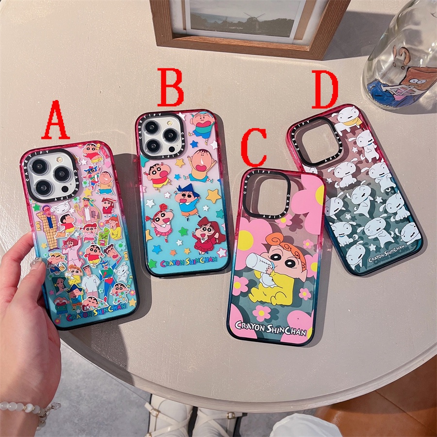 เคสแข็ง เคสไอโฟน iPhone 14 Pro Max iPhone 13 Pro Max iPhone 12 Pro Max iPhone 11 Cartoon เครยอนชินจั