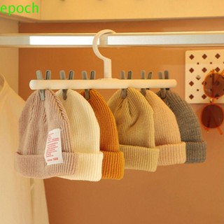 Epoch ที่แขวนเสื้อผ้า หมวก ผ้าพันคอ หมวกเบสบอล 6 คลิป สําหรับตู้เสื้อผ้า