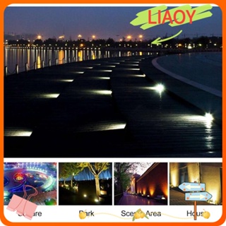 Liaoy โคมไฟสปอตไลท์ Led 16 ดวง พลังงานแสงอาทิตย์ สําหรับตกแต่งพื้น สนามหญ้า ทางเดิน กลางแจ้ง