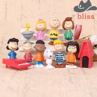 Bliss โมเดลฟิกเกอร์ PVC อนิเมะ Snoopi Q Version ของเล่น ของขวัญ สําหรับเด็ก