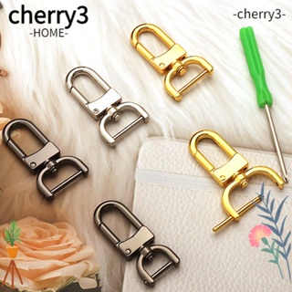 Cherry3 หัวเข็มขัดหนัง ถอดออกได้ อุปกรณ์เสริม สําหรับกระเป๋า 2 ชิ้น