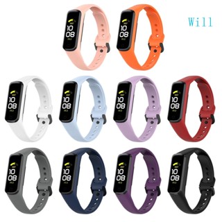 Will For Fit2 SM R220 สายรัดข้อมือ TPU แบบนิ่ม ปรับได้