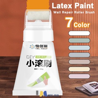 Ainting Supplies &amp; Wall Treatments แปรงลูกกลิ้งขนาดเล็ก Graffiti Cover Wall Renovation เปลี่ยนสี Latex Paint MOLISA MOLISA