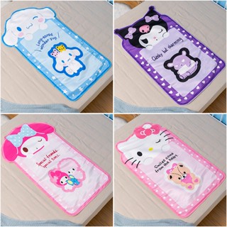 แผ่นรองนอน ลายการ์ตูนอนิเมะ Kuromi Melody Cinnamoroll แฟชั่นฤดูร้อน สําหรับเด็กนักเรียนอนุบาล