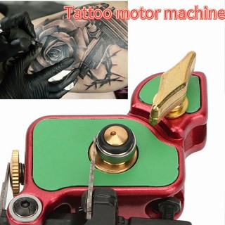 Tattoo motor machine เครื่องสักโรตารี่มอเตอร์ Liner Shader โลหะผสมสังกะสีปรับได้มืออาชีพพร้อมสายคลิป Rca