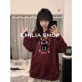 EMILIA SHOP  เสื้อผ้าผู้ญิง แขนยาว เสื้อฮู้ด  ทันสมัย รุ่นใหม่ ทันสมัย ทันสมัย A28J0WX 36Z230909