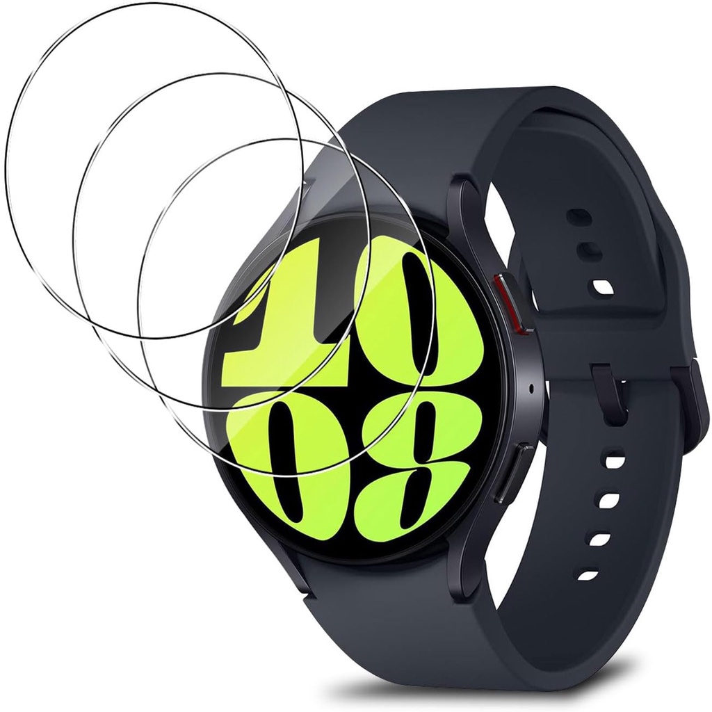 ฟิล์มกระจกนิรภัยกันรอยหน้าจอ สําหรับ Samsung Galaxy Watch 6 40 มม. 44 มม. Classic 43 มม. 47 มม. 3 ชิ้น