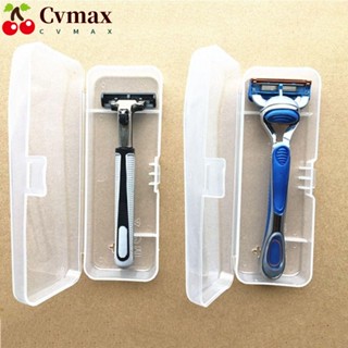 Cvmax มีดโกนหนวด|กล่องพลาสติกใส เป็นมิตรกับสิ่งแวดล้อม คุณภาพสูง สําหรับใส่มีดโกน เดินทาง