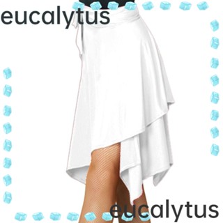 Eucalytus1 กระโปรงเต้นรําละติน ปรับได้ อุปกรณ์เสริม สําหรับเต้นรําละติน โยคะ