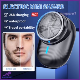 เครื่องโกนหนวดไฟฟ้าแบบพกพา Mini Heard Trimmer Beard Shaving Reciprocating Cutter Head มีดแบบชาร์จไฟได้มีดโกนสำหรับผู้ชาย-AME1 -AME1