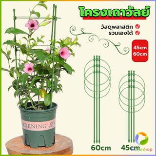 Smileshop โครงเถาวัลย์ เสามะเขือเทศ โครงปลูก อุปกรณ์สำหรับพืชไม้เลื้อย 45cm 60cm plant trellis