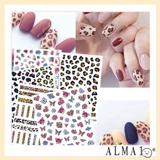 Alma สติกเกอร์ติดเล็บแฟชั่น แฮนด์เมด