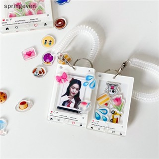 [springeven] กรอบรูปไอดอล สําหรับใส่โฟโต้การ์ด ขนาดเล็ก พร้อมส่ง