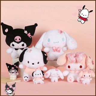 SANRIO Cool ใหม่ ตุ๊กตาซากุระ ซานริโอ้ Kuromi Melody Cinnamoroll Pachacco ของเล่น ของขวัญ สําหรับเด็ก