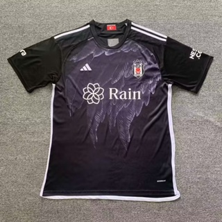 เสื้อกีฬาแขนสั้น ลายทีมชาติฟุตบอล Besiktas Away Jersey S-XXL 23-24 ชุดเยือน สําหรับผู้ชาย