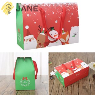 Jane Merry Christmas กล่องขนมหวาน DIY สําหรับตกแต่งบ้าน วันหยุด