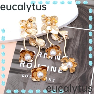 Eucalytus1 ต่างหูสตั๊ด สวยหรู แฟชั่นสําหรับผู้หญิง