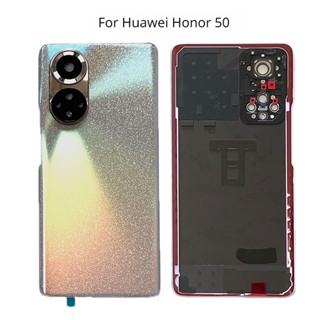 ใหม่ เคสแบตเตอรี่ด้านหลัง พร้อมกรอบเลนส์กล้อง สําหรับ Huawei Honor 50 NTH-AN00 NX9